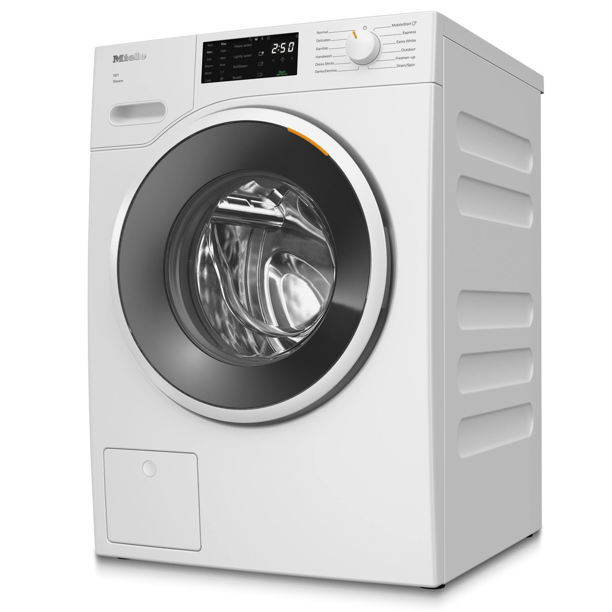 Mielle W1 - 2:50 - Normal - Delicates - Heavy Duty - Handwash - Dark Shirts - Dark Denim - EcoStart - Express - Extra White - Outwear - Fresh/Sport - Down/Sport