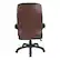 Alt View 13. Office Star Products - Chocolate Executive Faux Leather High Back Chair with Contrast Stitching - Chocolate.
