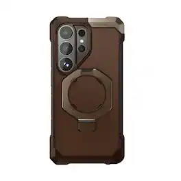 SUPCASE - UB Grip Rugged MagSafe Case for Samsung Galaxy S26 Ultra – Heavy-Duty Protection with Magnetic Charging Support - Brown