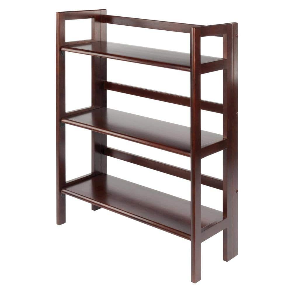 FurniFact - Folding 3-Shelf Bookcase - Walnut price history on PriceWatchPro