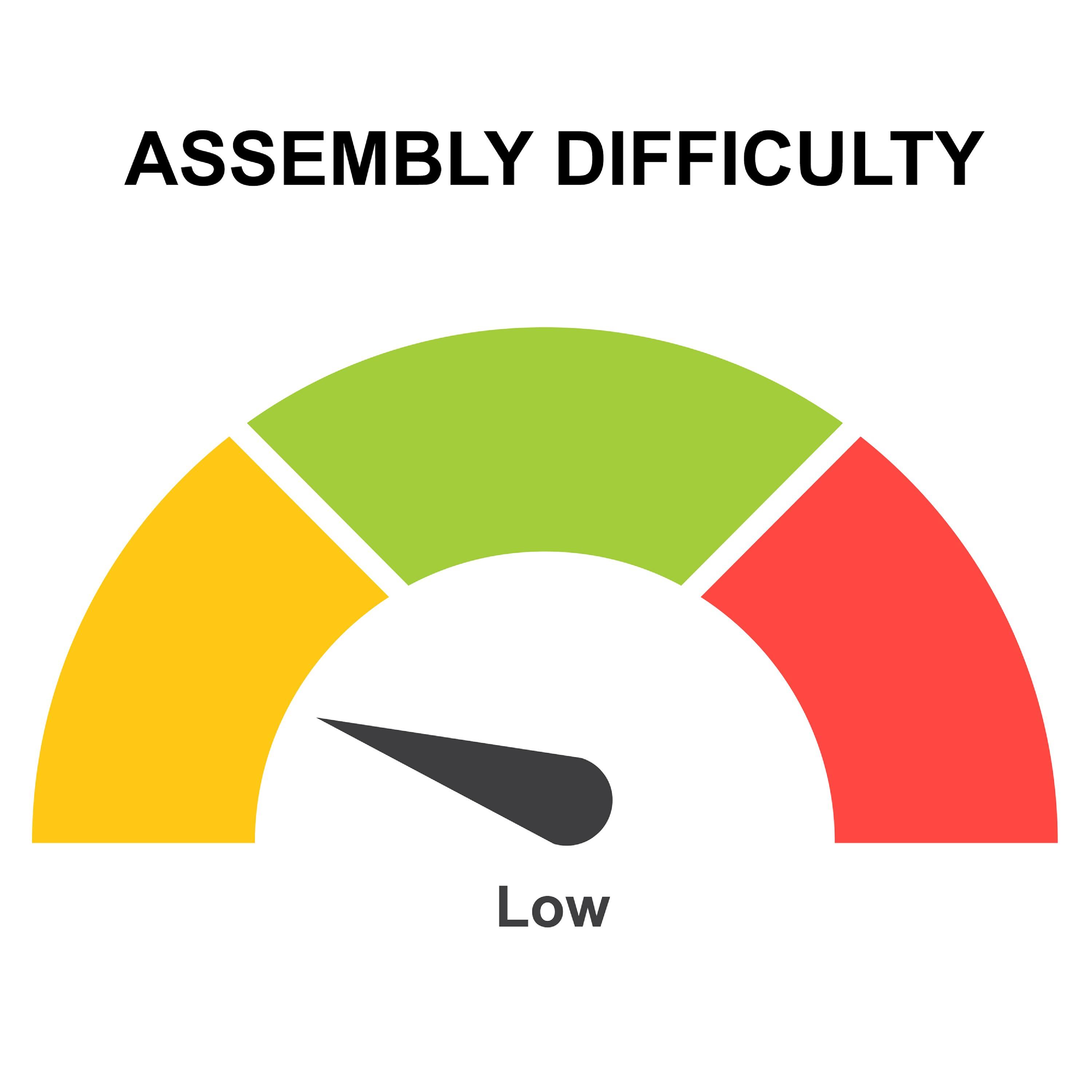 ASSEMBLY DIFFICULTY Low