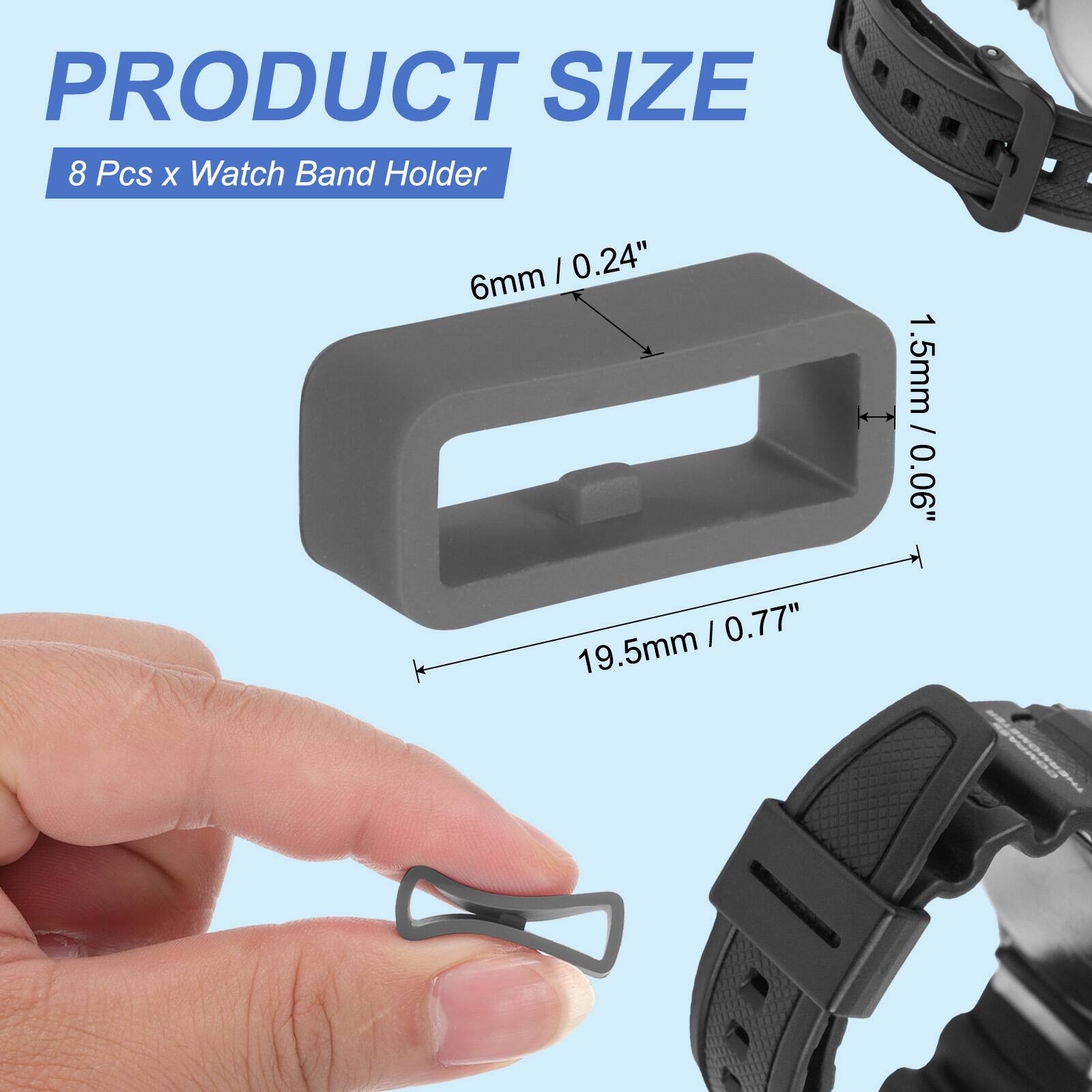 PRODUCT SIZE  
8 Pcs x Watch Band Holder  
6mm / 0.24"  
1.5mm / 0.06"  
19.5mm / 0.77"