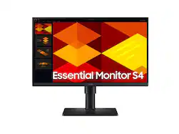 Samsung - 22" (S40GD) IPS FHD Borderless Business Monitor (DisplayPort, HDMI, USB) - Black - Front_Zoom
