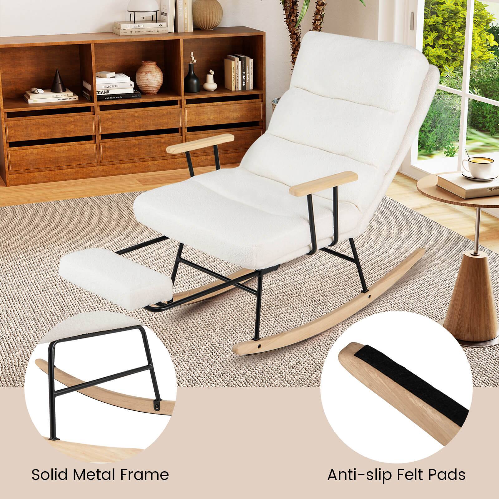 - Solid Metal Frame
- Anti-slip Felt Pads