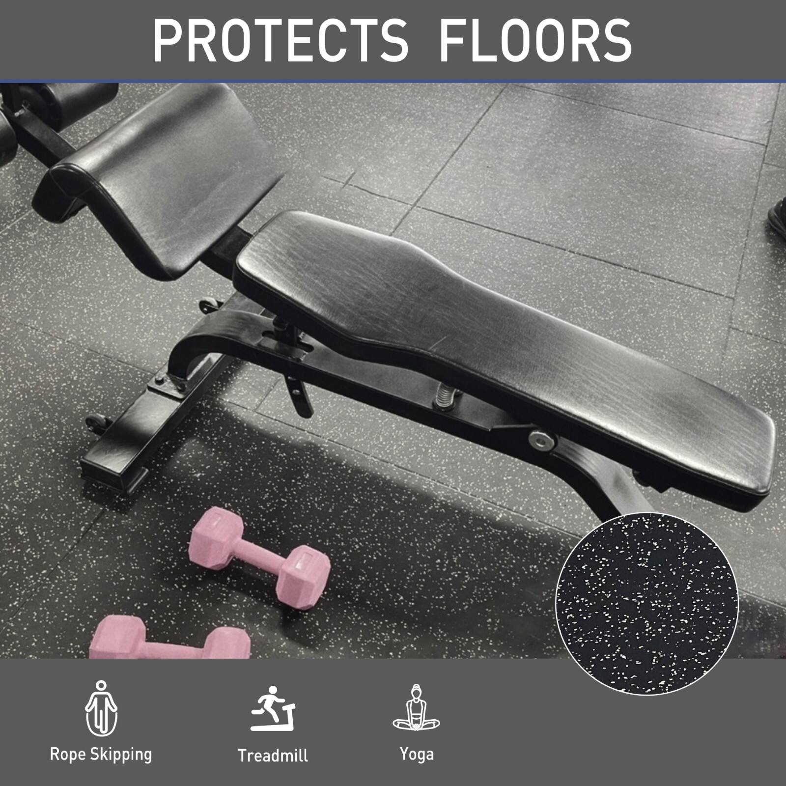 PROTECTS FLOORS

- Rope Skipping
- Treadmill
- Yoga