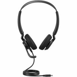 Jabra - Engage 50 II Headset - Microsoft Teams Certification - Stereo - USB Type A, USB Type C - Wired - 50 Hz to 20 kHz - Black