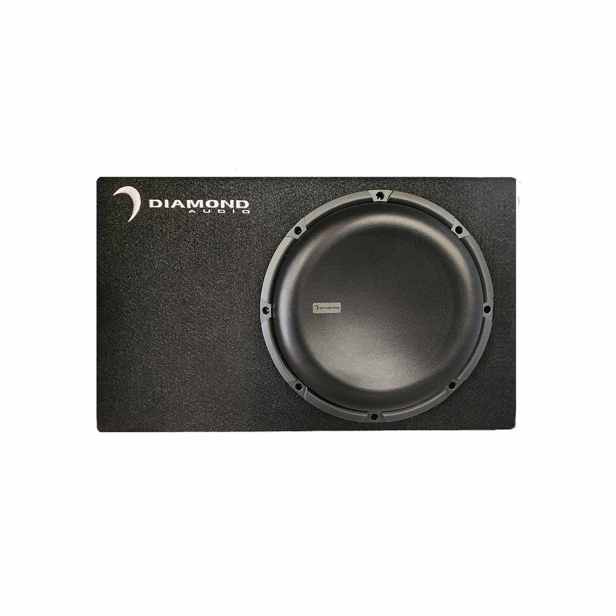 Diamond Audio - DESMB12 12" Slot Vented Passive Subwoofer - Black/Gray