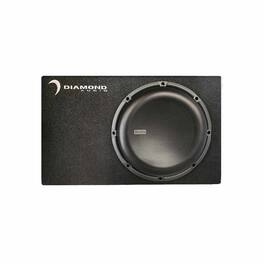 Diamond Audio - DESMB12 12" Slot Vented Passive Subwoofer - Black/Gray