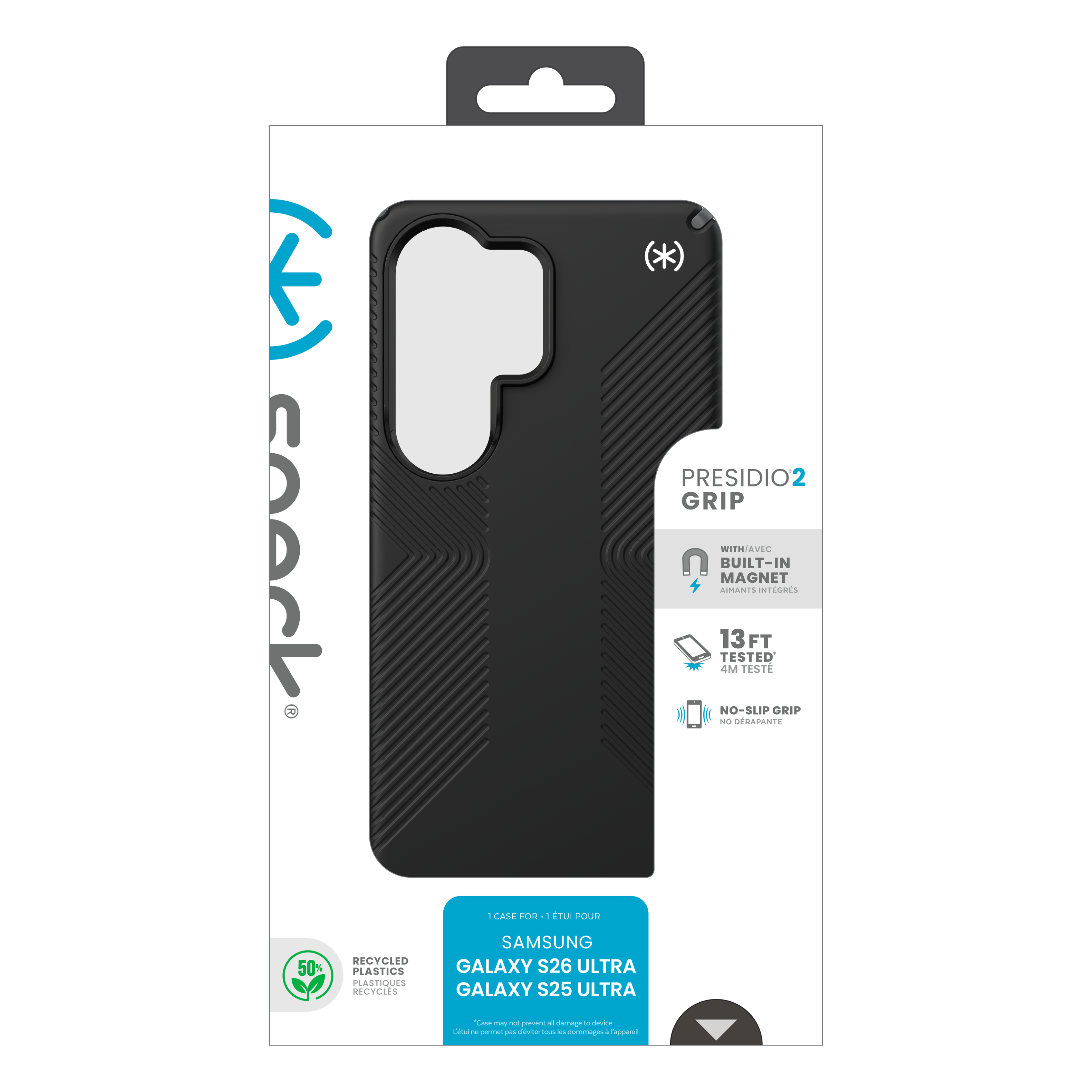 E seeck (*) PRESIDIO2 GRIP WITH BUILT-IN MAGNET SIMANIS INTEGRES 13 FT TESTED 4M TESTE NO-SLIP GRIP NO DÉRAPANTE - TAV TOw - FRL POA 50% RECYCLED PLASTICS PLASTIQUES RECYCLES SAMSUNG GALAXY S26 ULTRA GALAXY S25 ULTRA