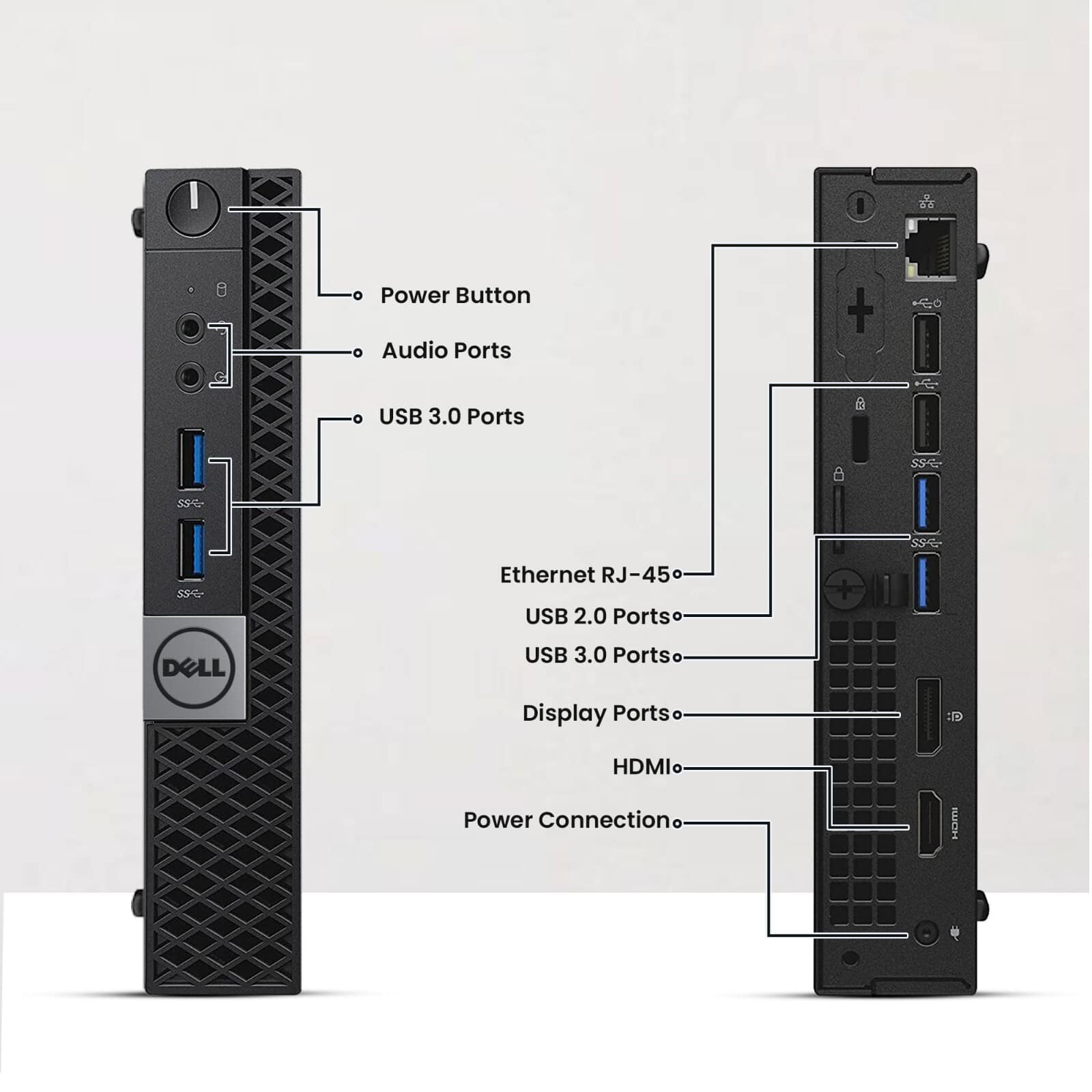 Dell Refurbished Excellent Optiplex 3060 Tiny Desktop PC | Intel