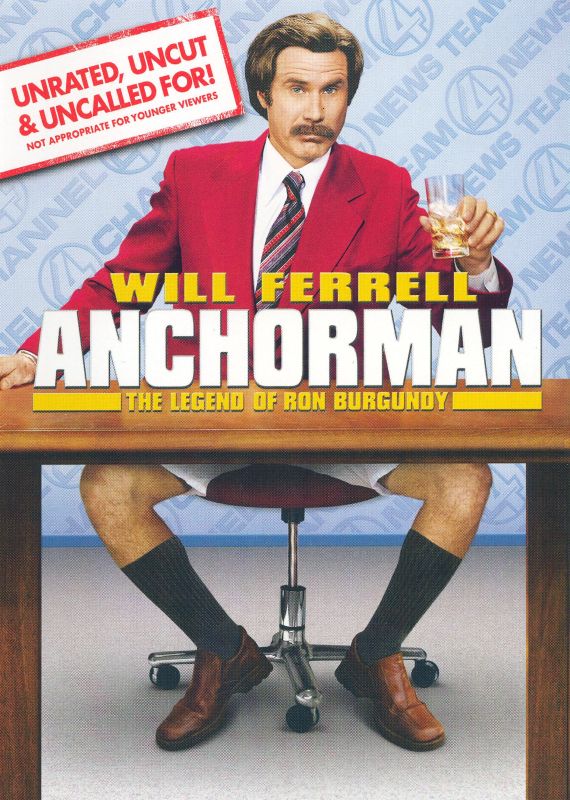  Anchorman: The Legend of Ron Burgundy [WS] [Unrated, Uncut &amp; Uncalled For!] [DVD] [2004]