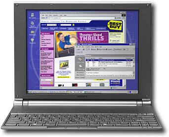 Front Standard. Sony - VAIO 1.1GHz Notebook.