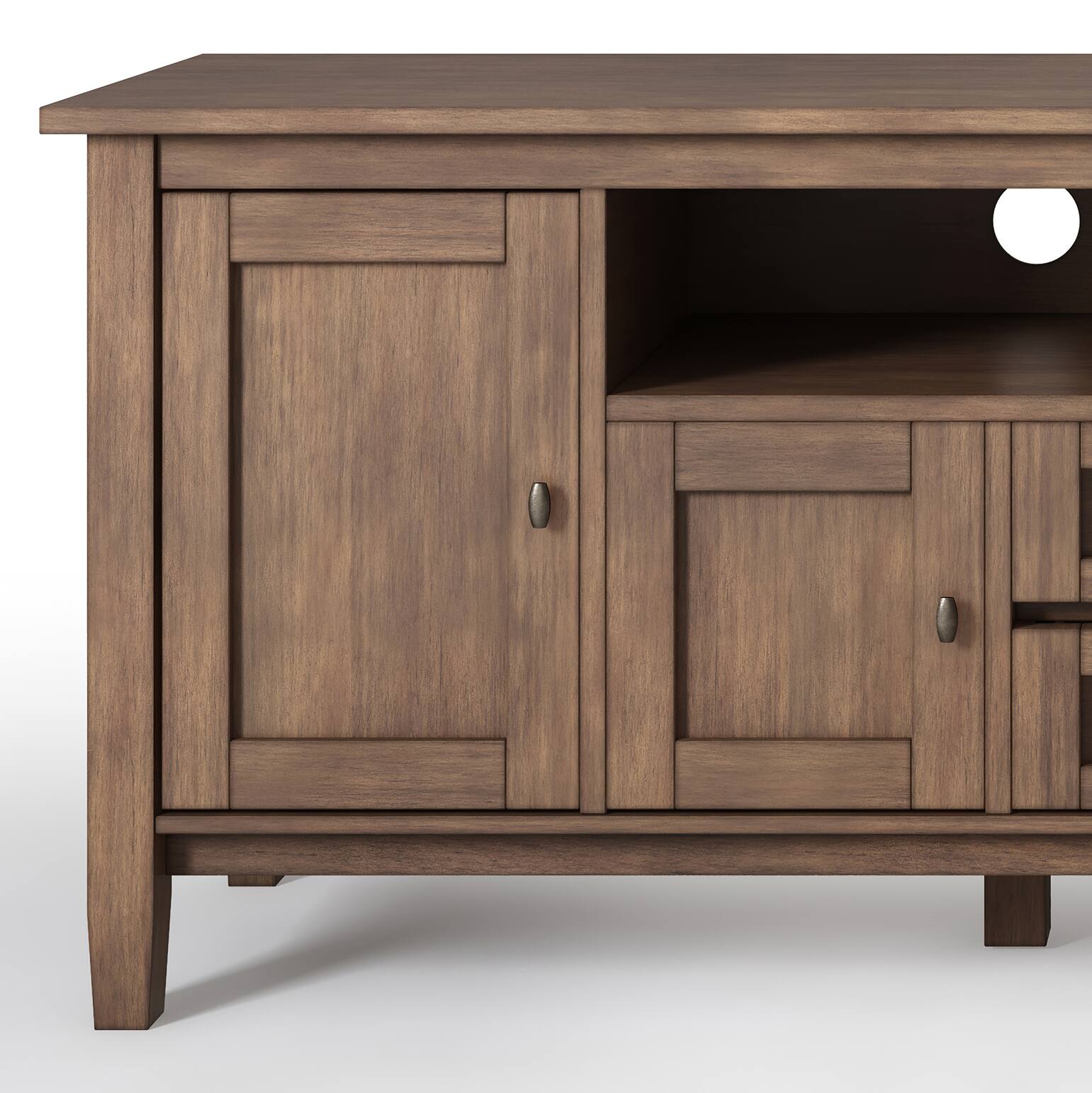 Alt View 4. Simpli Home - Simpli Home Connaught 51 inch Wide Solid Wood Traditional Storage Bench Trunk in Black - Black.