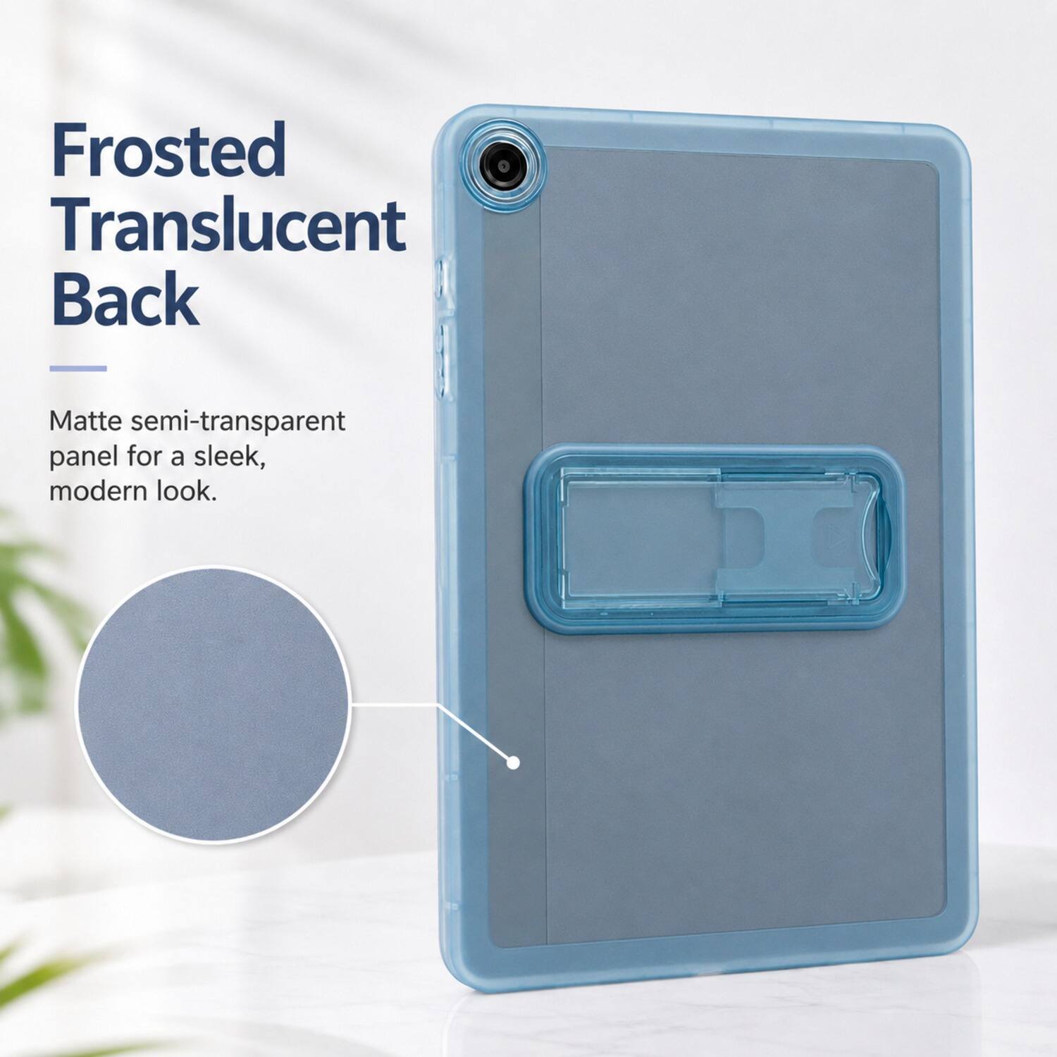 Frosted Translucent Back

Matte semi-transparent panel for a sleek, modern look.