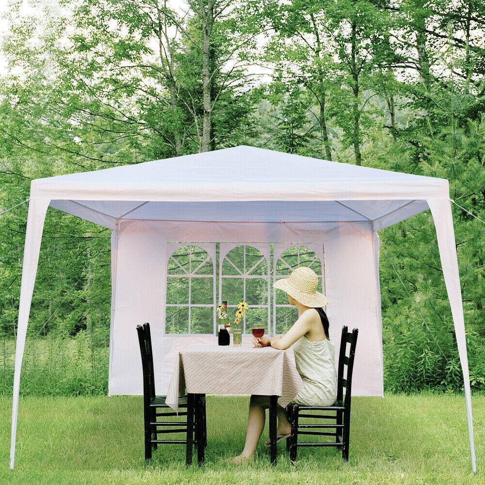 Back. Winado - 10'x10' Party Tent Outdoor Canopy Tent Gazebo Wedding Canopy 4 Side Walls Outdoor Canopy Patio Tent Camping.