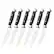 Left. Viking - Pakkawood 6 Pc Steak Knife Set, with Box - Black.