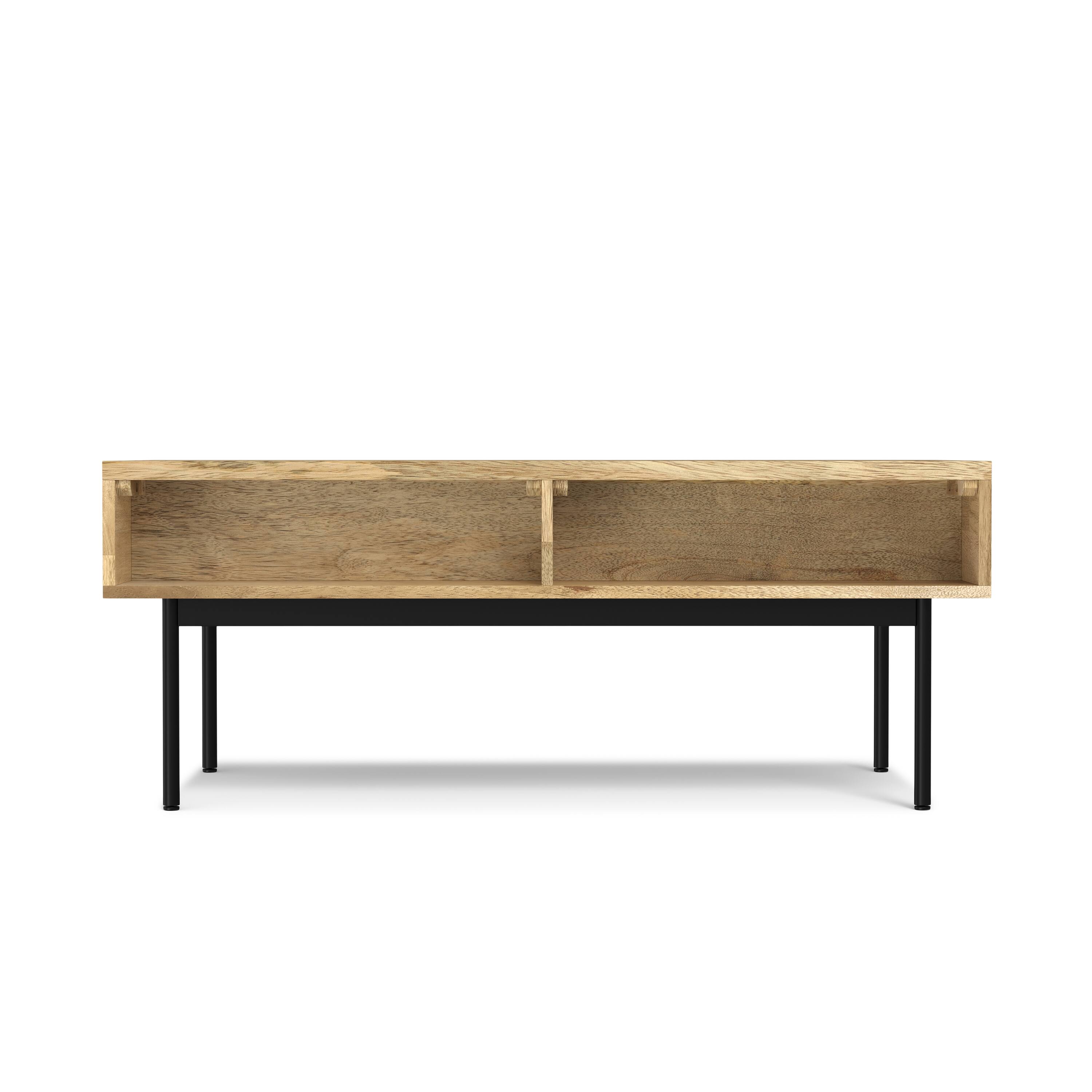 Alt View 1. Simpli Home - Reeves SOLID MANGO WOOD 46 inch Wide Rectangle  Lift Top Coffee Table in Natural - Natural.