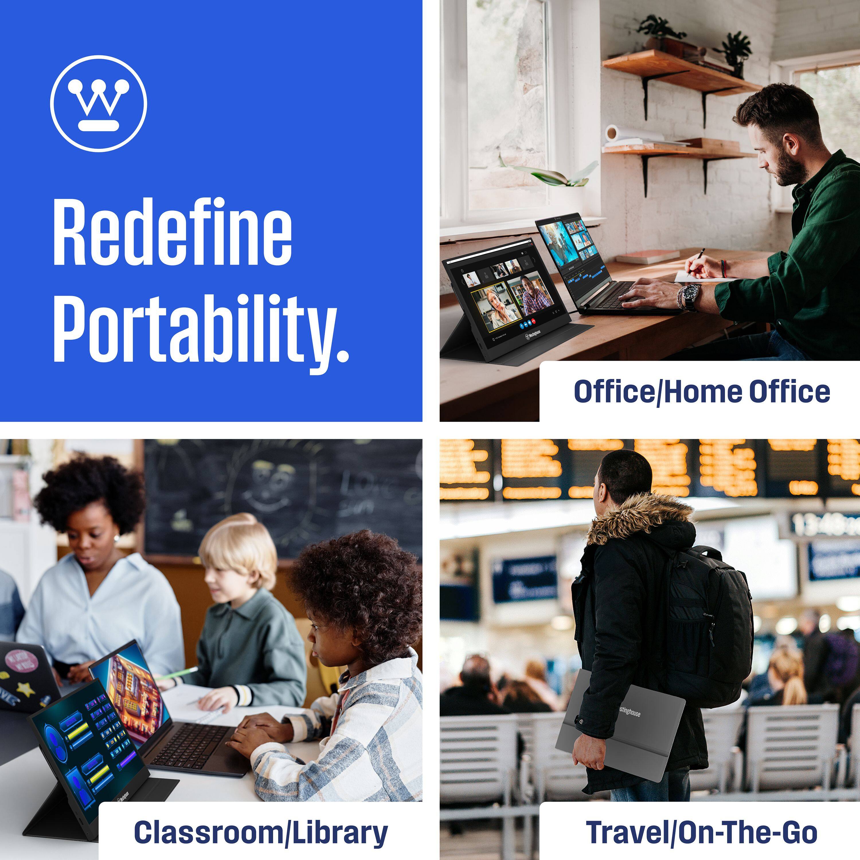 Redefine Portability. Office/Home Office - Classroom/Library - Travel/On-The-Go