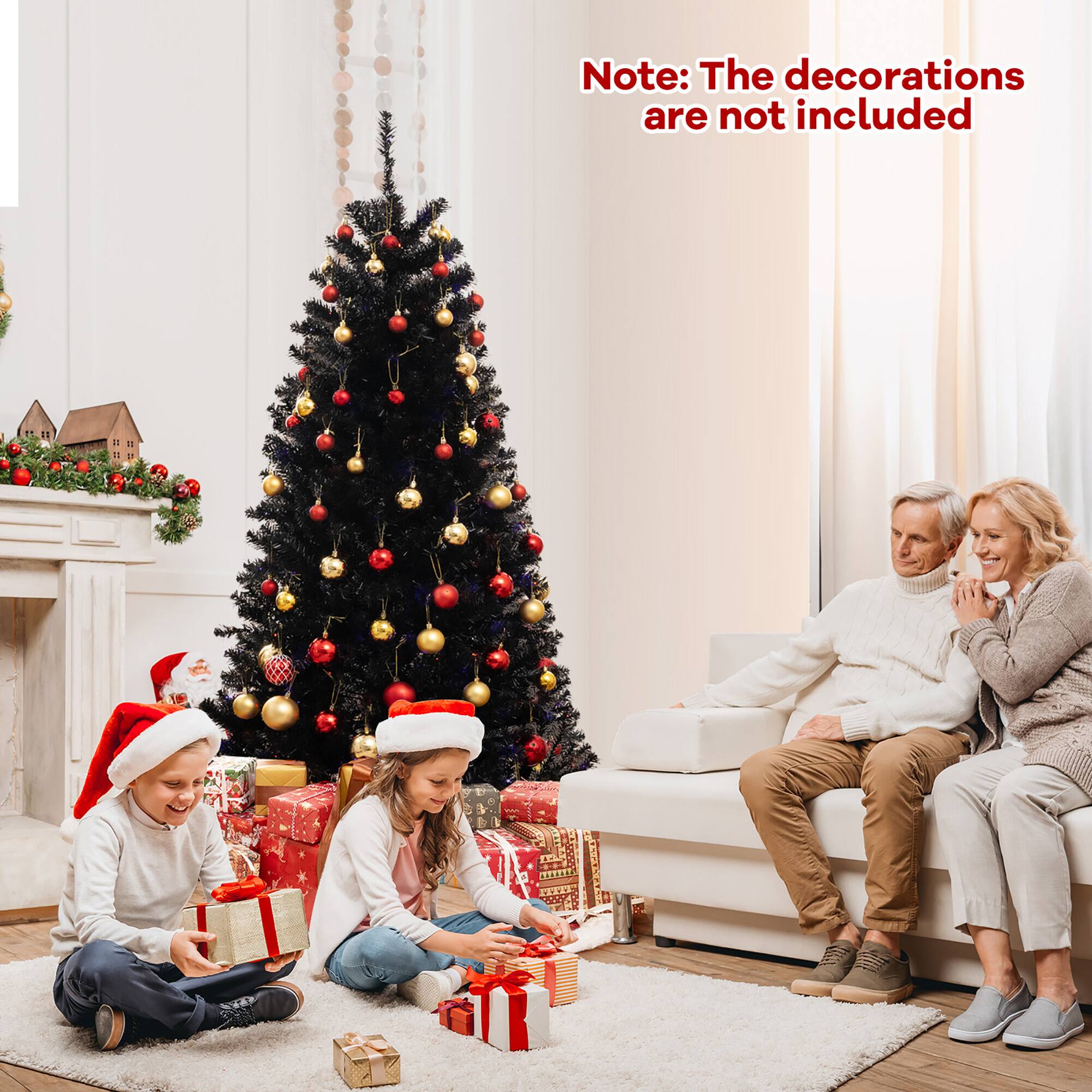 Note: The decorations are not included