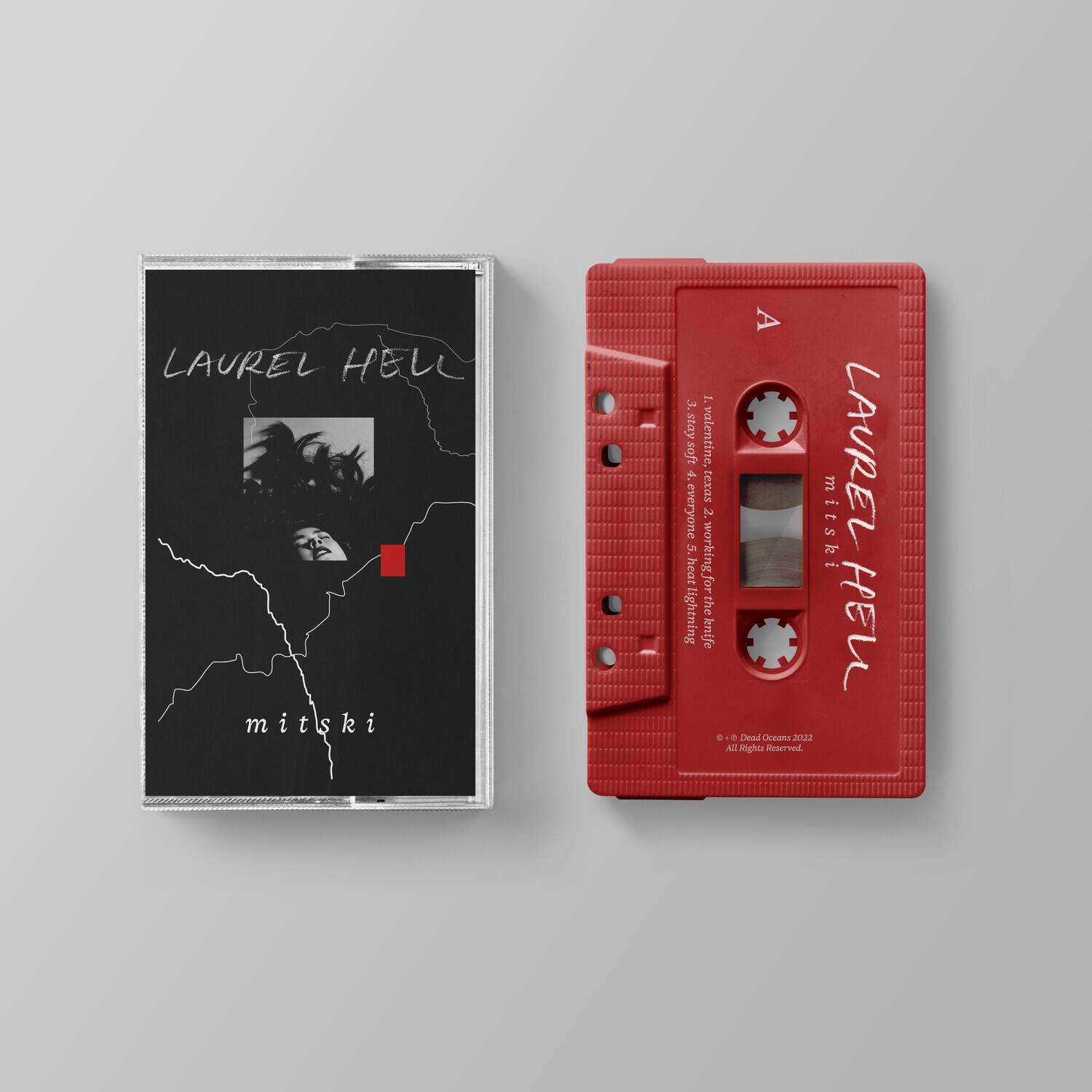 LAUREL HELL  
mitski  

1. stay valentine  
2. soft 4 everyone  
3. heat working for the lightning knife  
4. demana  

LAUREL HELL  
mitski  

© + Dead Ovens 2022  
All Rights Reserved