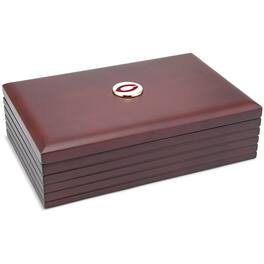 Jardine - UChicago Maroons 9'' x 6'' Team Rosewood Desk Box - Brown