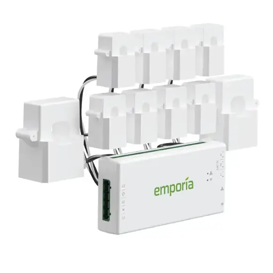 Emporia Vue Energy Monitor With 8 Sensors White EMV3A 2P 8 Best Buy