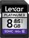 Front Standard. Lexar - 8GB Secure Digital High Capacity (SDHC) Class 4 Memory Card.