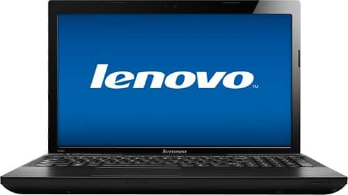 Front Standard. Lenovo - N580 15.6" Laptop - 4GB Memory - 500GB Hard Drive - Black.