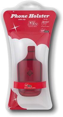 Front Standard. CellStar - Clip for Virgin Mobile 8610 and 8910 Cell Phones - Red.