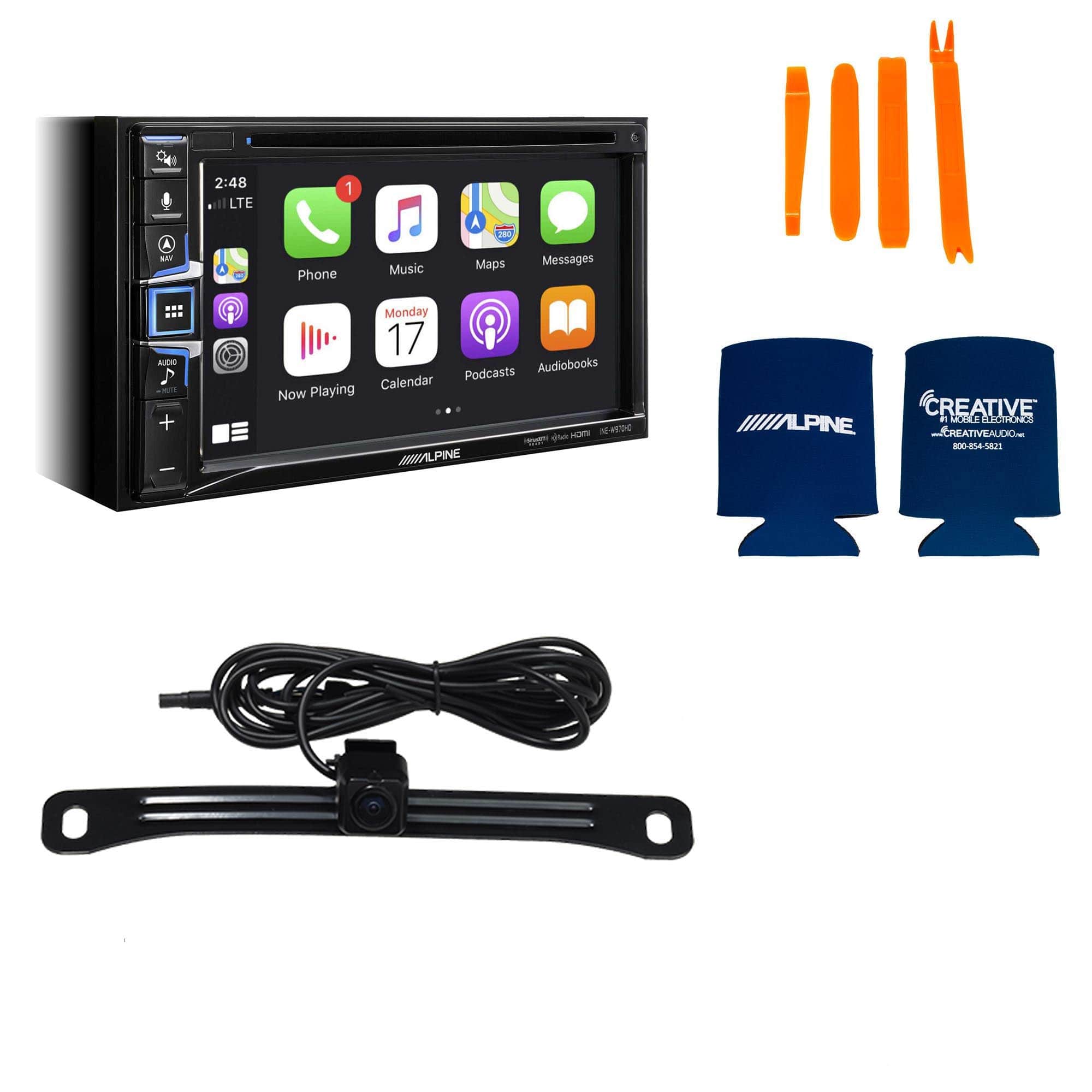 Alpine - INE-W970HD Navigation system with Back up Camera - Black/Gray