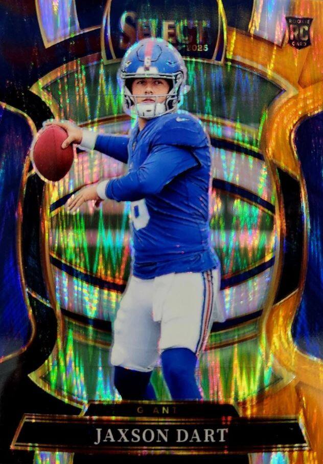 2025 Panini Select Football Hobby Mega Box (Black & Orange Prizm's