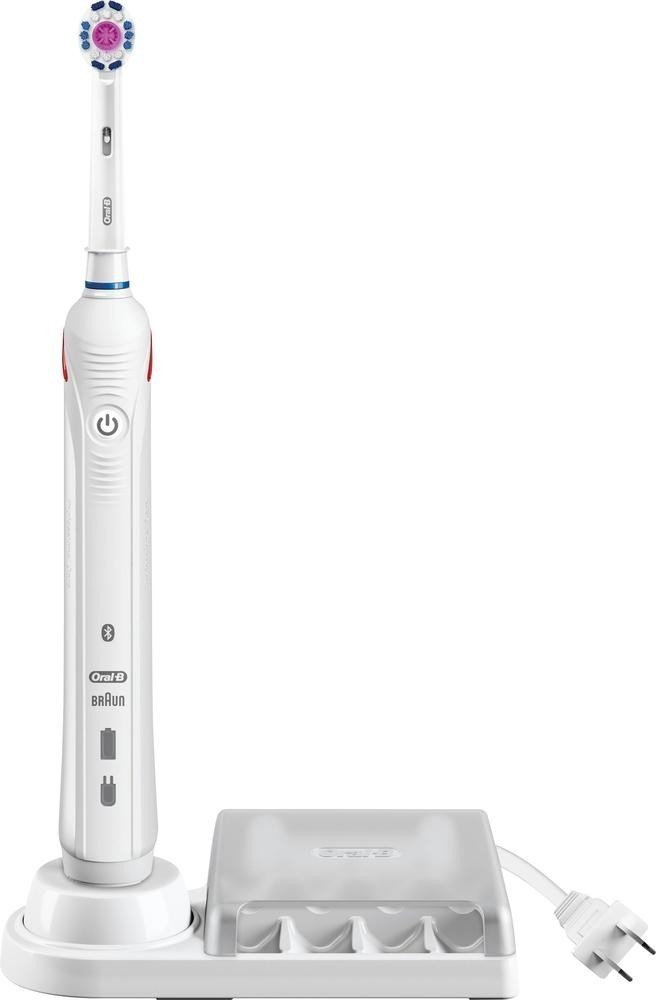 Angle View: Oral-B Smart 3000 Rechargeable Toothbrush - White