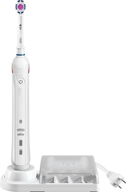 terugtrekken Vertrek naar liberaal Oral-B SmartSeries Pro 3000 Connected Electric Toothbrush White PC3000 -  Best Buy