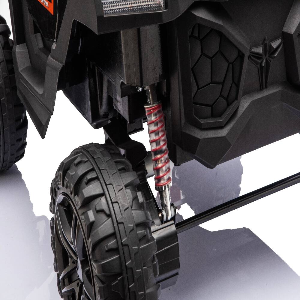 Alt View 6. Ropilly - Ropilly 12V Kids Electric UTV Ride On Car with Remote Control, Black.