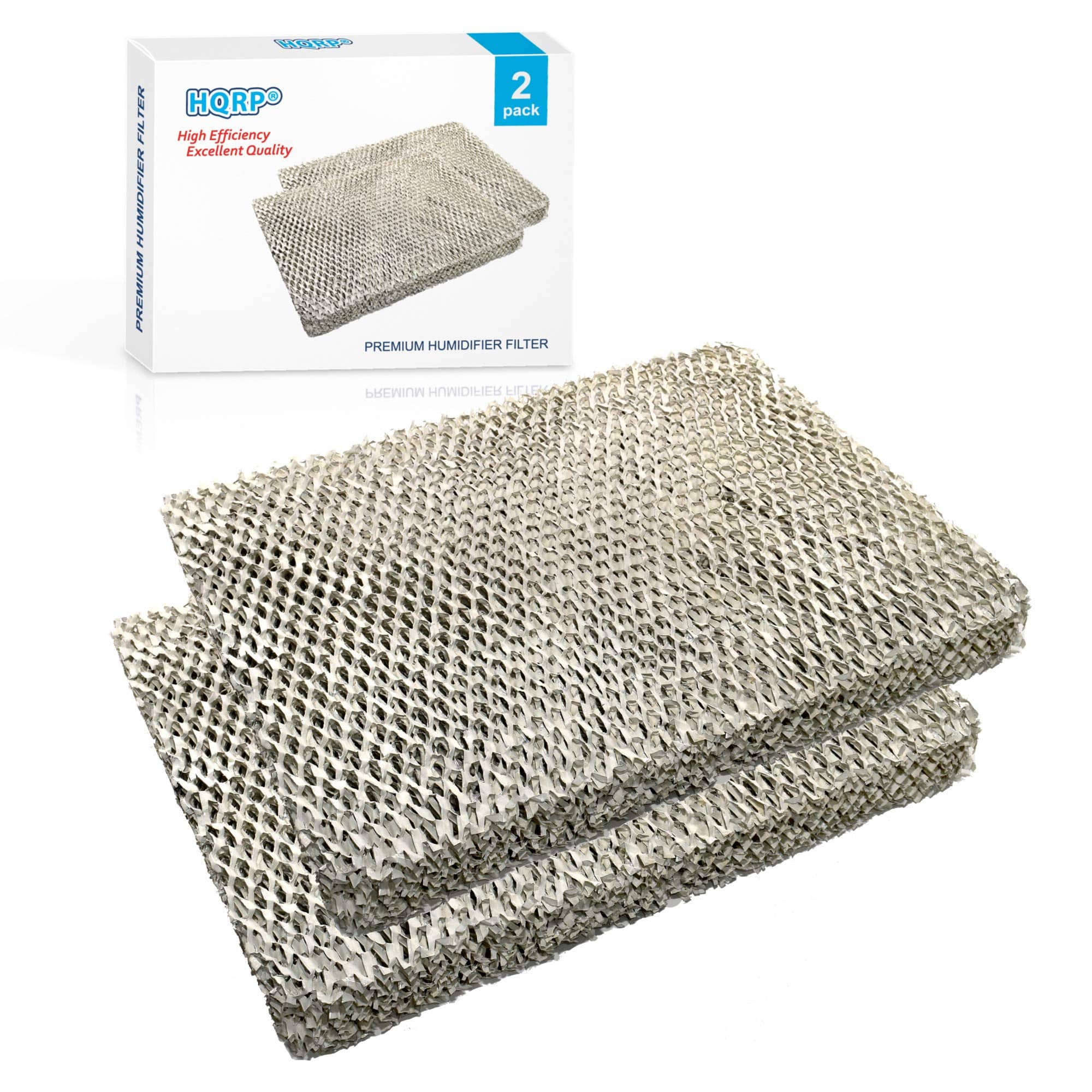 HQRP - 2-Pack Whole House Humidifier Water Panel Filter Replaces BAYPAD02A1310A for Trane American Standard
