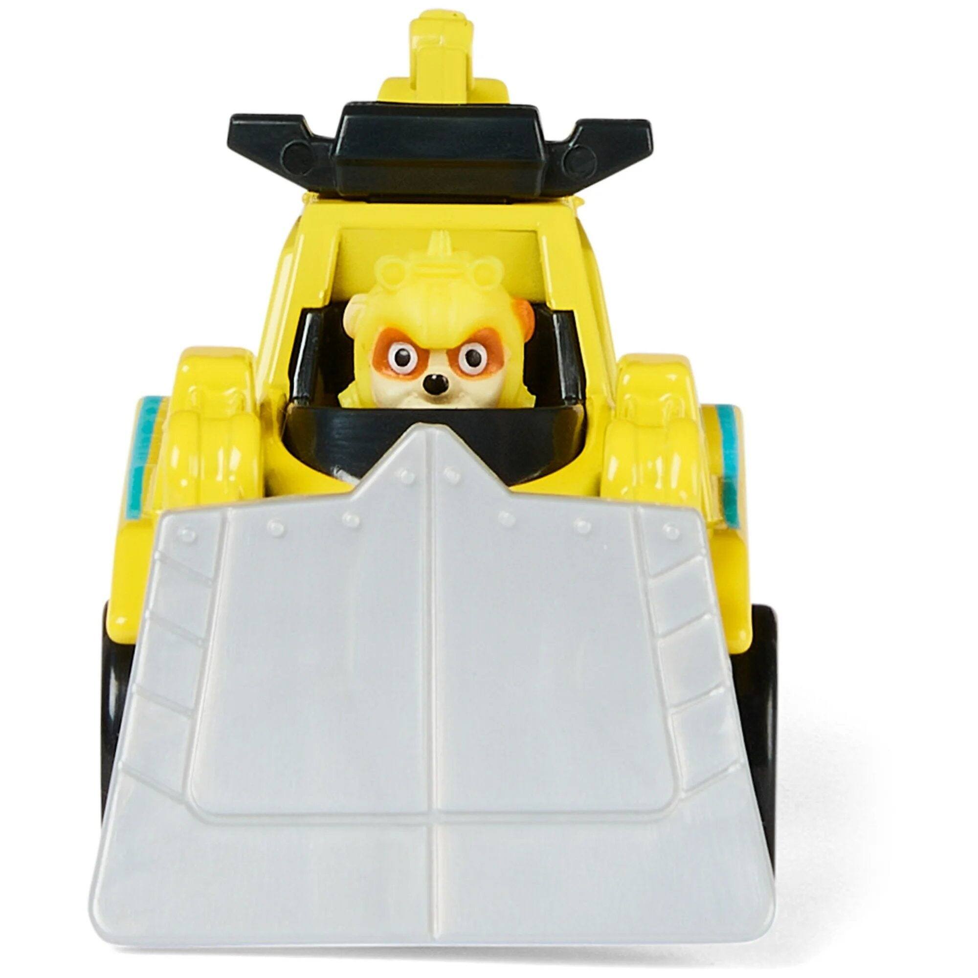 Left. Paw Patrol - Paw Patrol True Metal Aqua Pups Rubble 1:55 Die-Cast Rescue Truck with Working Wheels for Ages 3+ - Yellow.