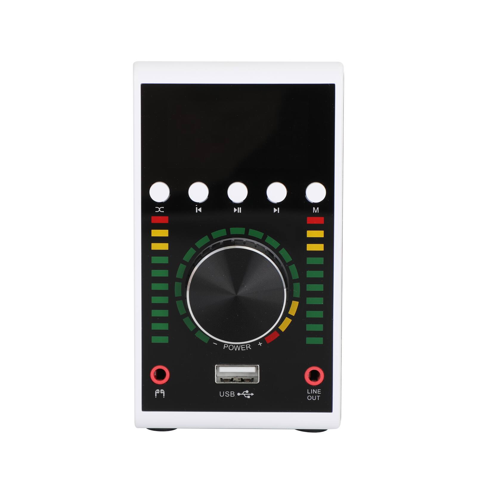 Sure, here is the corrected and grouped text from the image:

- **Top Row (from left to right):**
  - X
  - II
  - N
  - M

- **Center:**
  - POWER

- **Bottom Row (from left to right):**
  - USB
  - LINE OUT