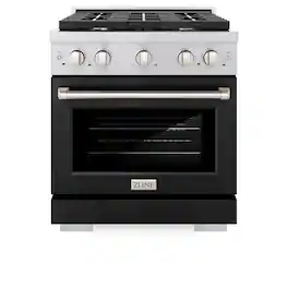 ZLINE - 30" Paramount Dual Fuel Range with 4 Burners and Convection Oven (SDR-BLM-30) - White
