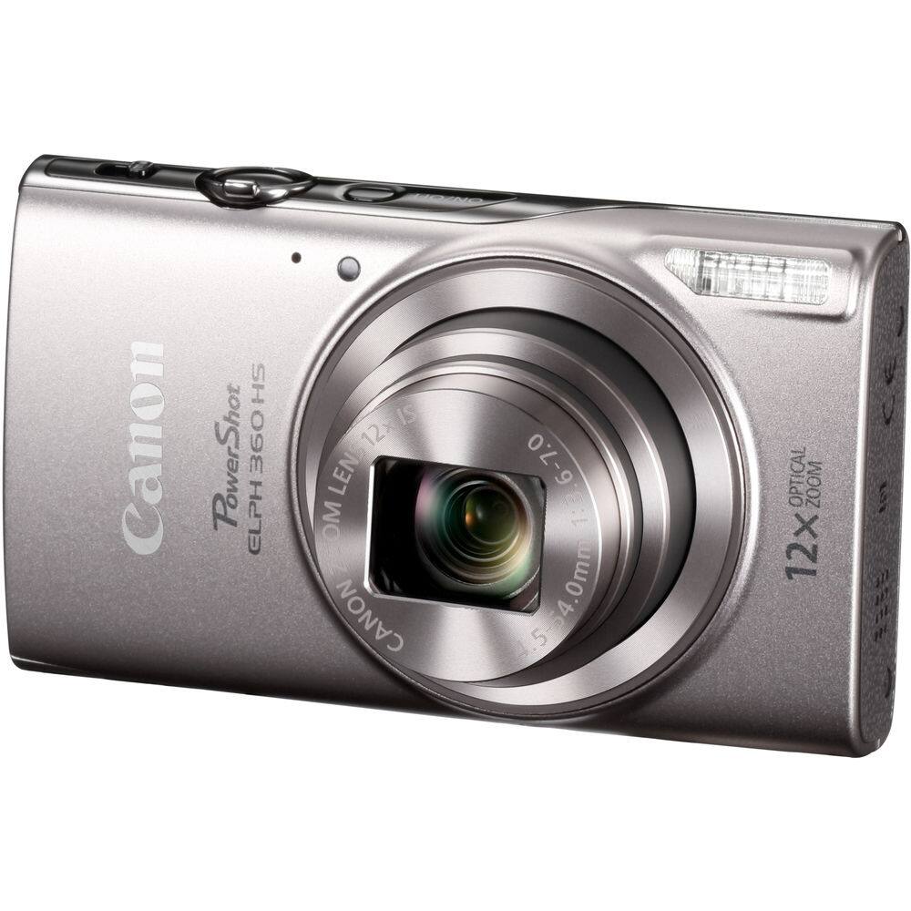 Canon PowerShot ELPH 360 HS  
12x Optical Zoom  
Lens: 6-7.0 1:3 5-54.0mm