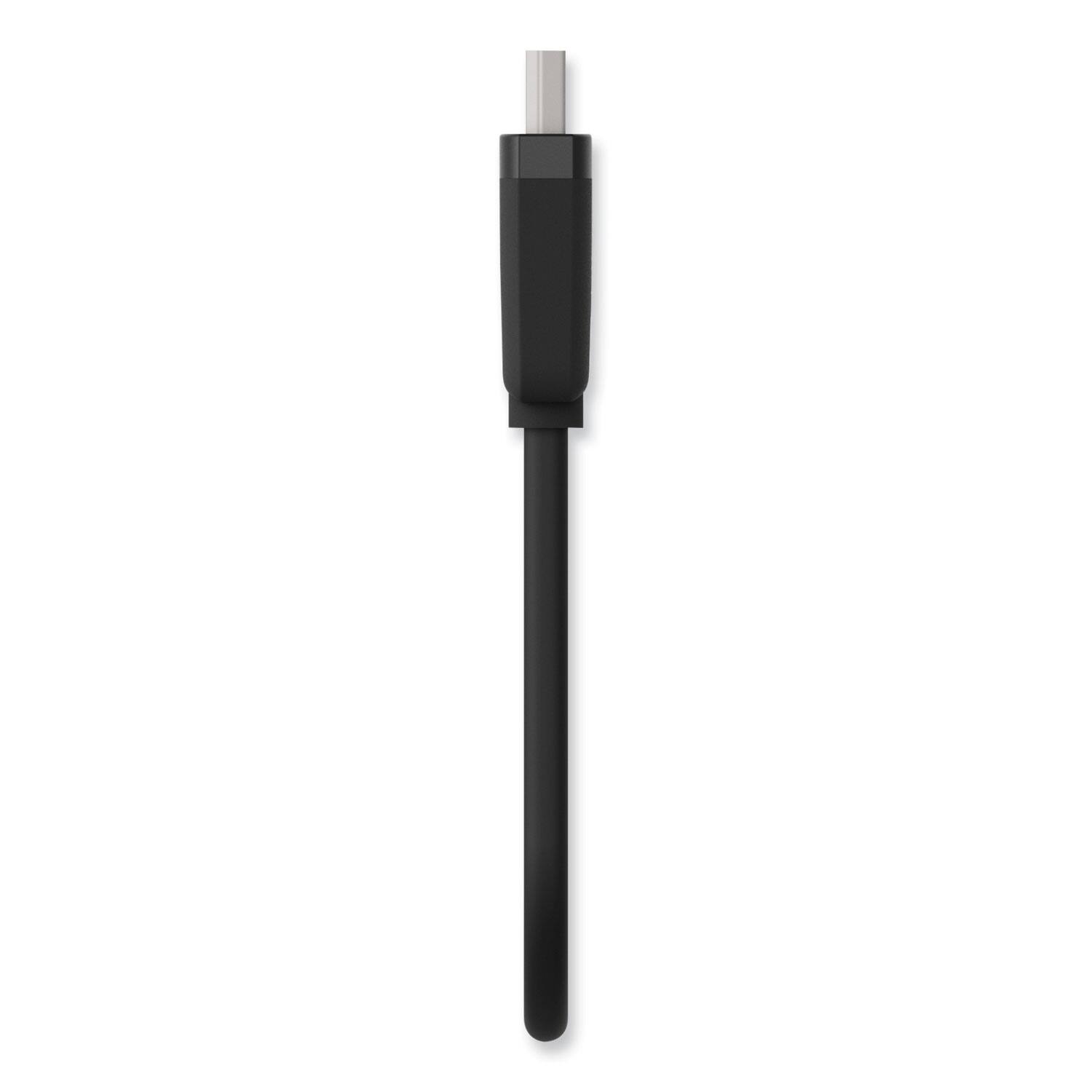 Left. Belkin - F2CD058 5 in. HDMI to VGA + 3.5 mm Audio Adapter - Black - Black.