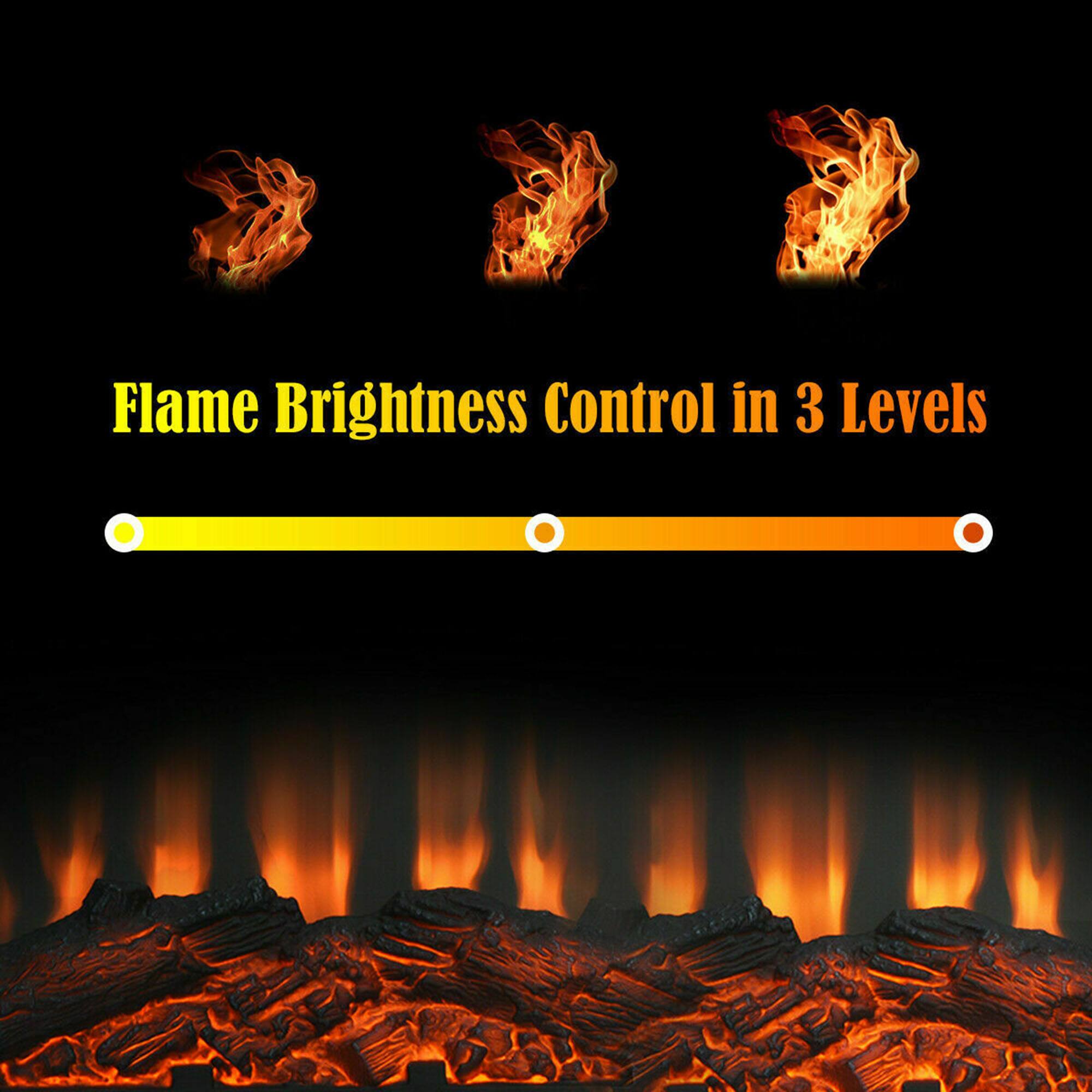 Flame Brightness Control in 3 Levels