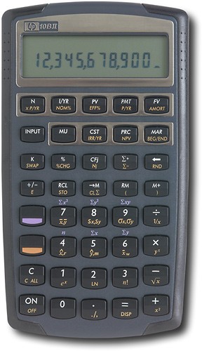 HP 10BII Financial Calculator for sale online 