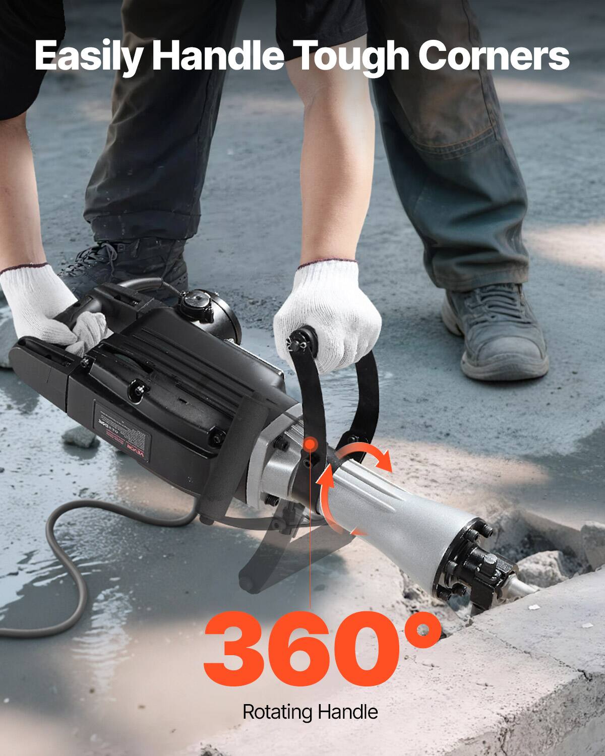 Easily Handle Tough Corners

mekeso BOYLES

360° Rotating Handle