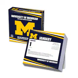 Turner Sports - Michigan Wolverines 2026 Box Calendar - Multicolor