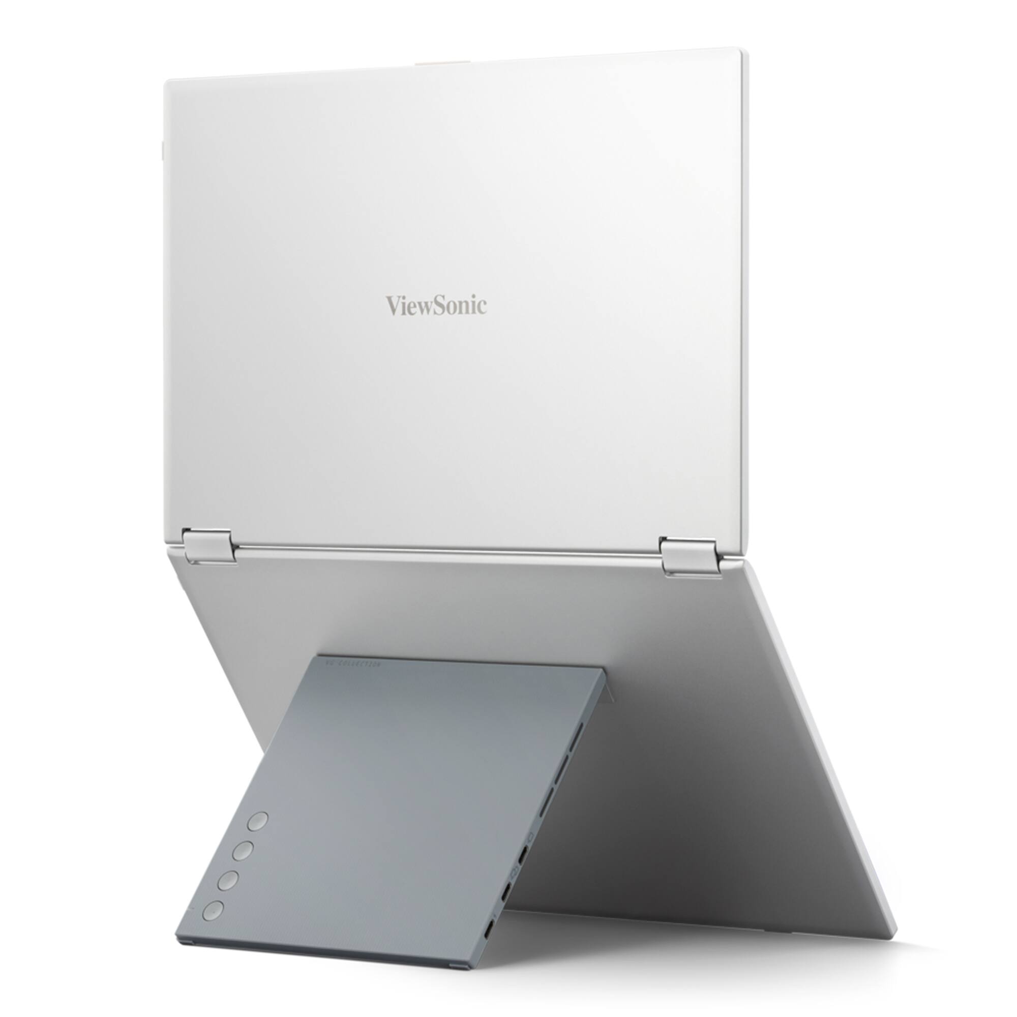 Alt View 3. ViewSonic - ViewSonic 14" Dual Screen WUXGA Portable Monitor with USB-C and Protective Sleeve - Black.