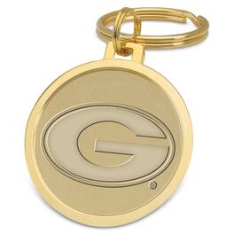 Jardine - Georgia Bulldogs Splitwire Key Ring - Gold