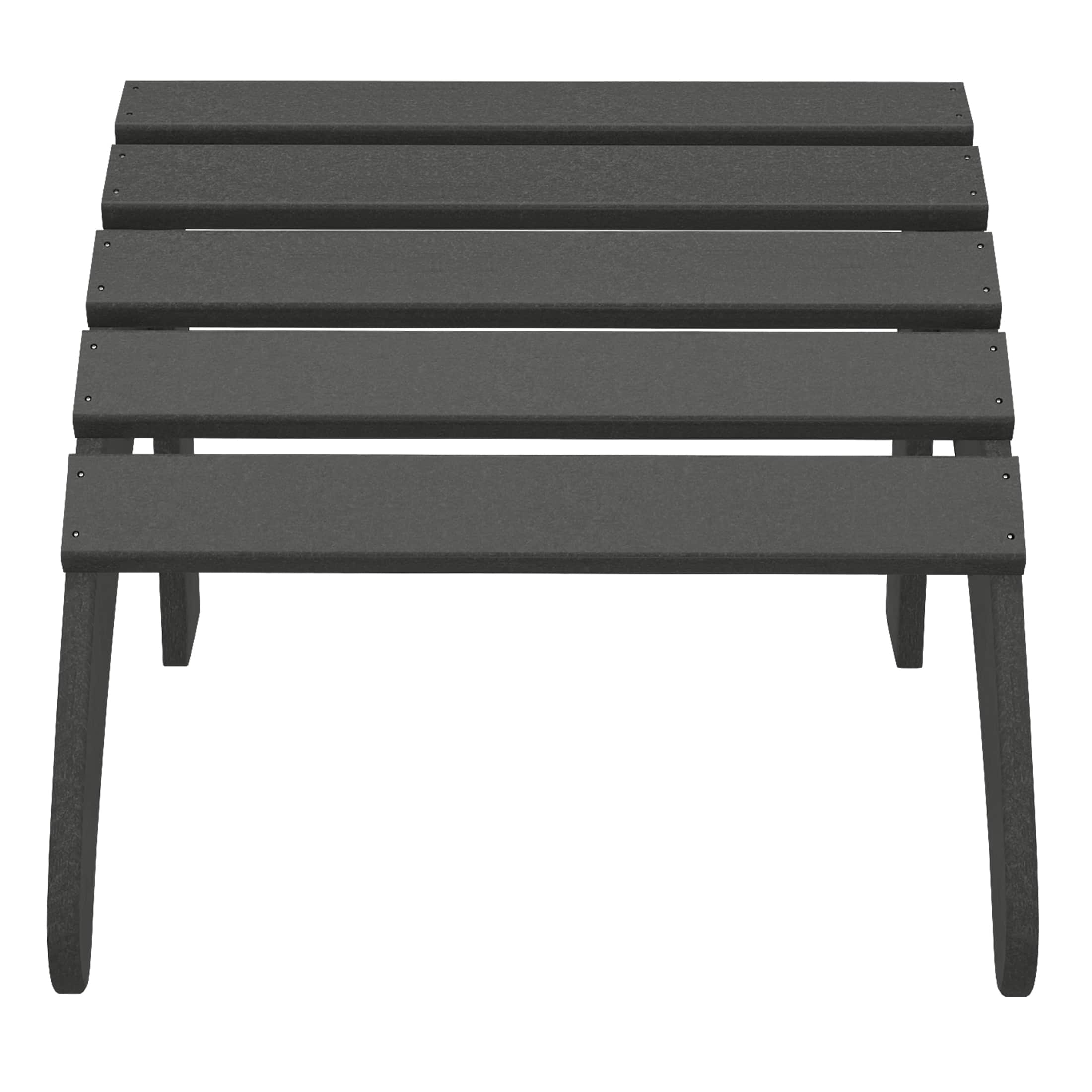 WestinTrends - Malibu Outdoor folding ottoman for Adirondack chair - Gray