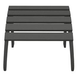 WestinTrends - Malibu Outdoor folding ottoman for Adirondack chair - Gray