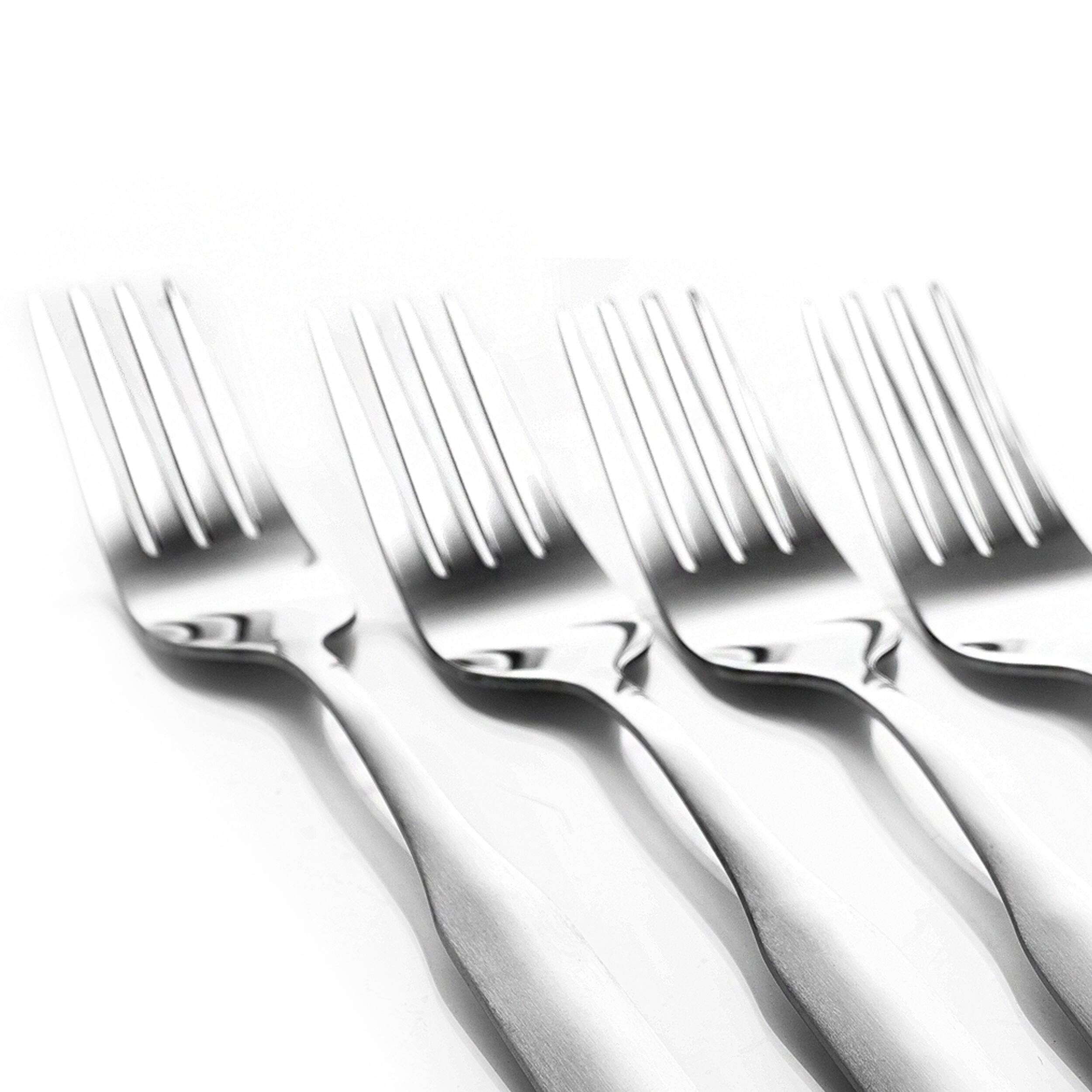 Alt View 1. Gibson - Classic Profile 4 Pack Dinner Fork - Silver.