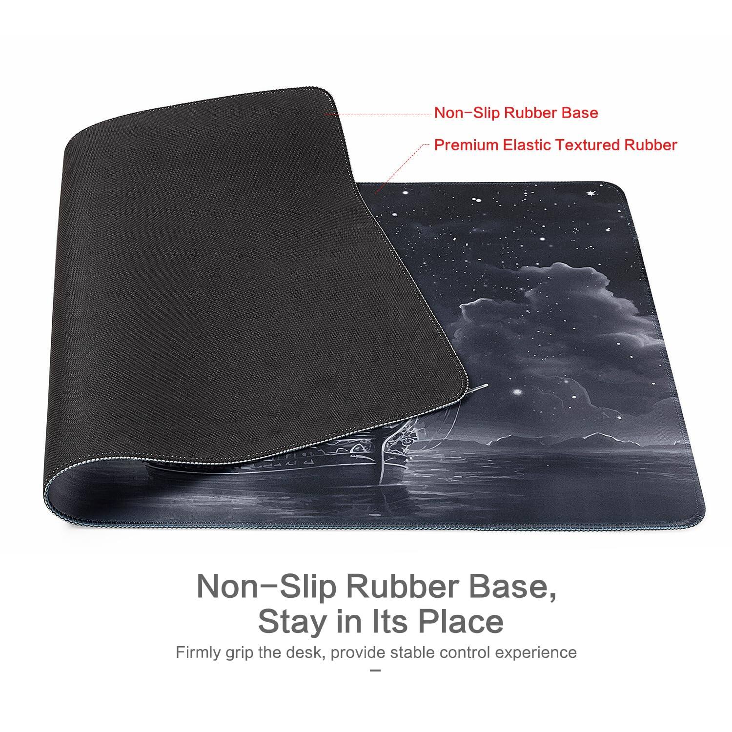 Non-Slip Rubber Base, Stay in Its Place  
Firmly grip the desk, provide stable control experience  

Non-Slip Rubber Base  
Premium Elastic Textured Rubber
